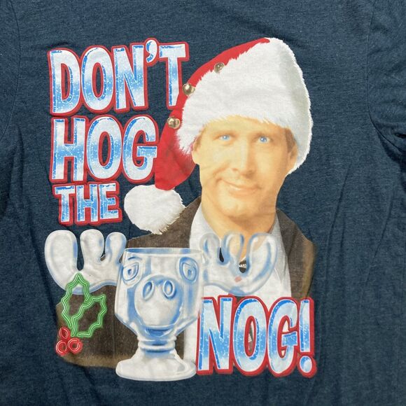 Christmas Vacation • Graphic Tee (Men's Size L) • "Don't Hog the Nog" Shirt - Picture 3 of 4